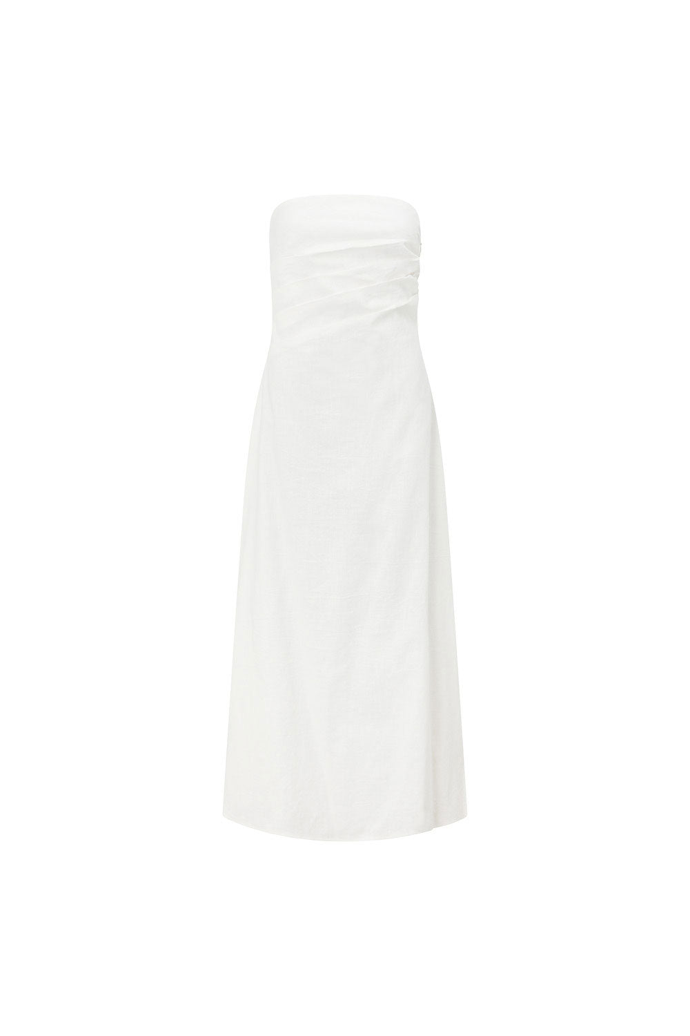 Estella Strapless Maxi Dress - White SABO Estella Strapless Maxi Dress - White SABO
