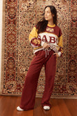 SAMPLE-Goal Pants - Maroon SABO x BRNX