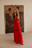 SAMPLE-Tassia Dress - Red