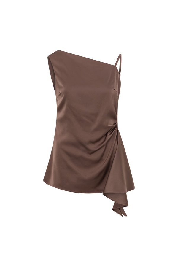 SAMPLE-Hailey Top - Chocolate