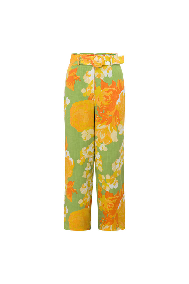 SAMPLE-Savannah Pants - Floral Sunset
