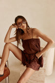 SAMPLE-Hazel Shorts - Chocolate