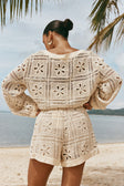 SAMPLE-Harlie Shorts - Cream