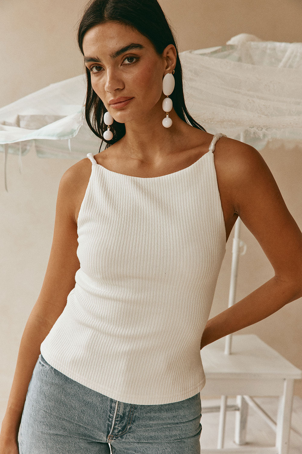 White Ribbed Be – SABO