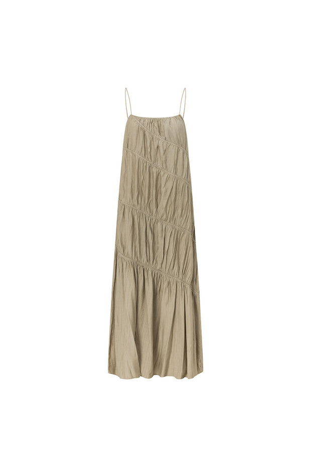 Daysia Dress - Taupe