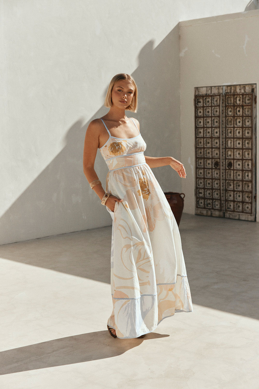 genevieve silk dress Genevieve Gown 3-piece Set with Overskirt