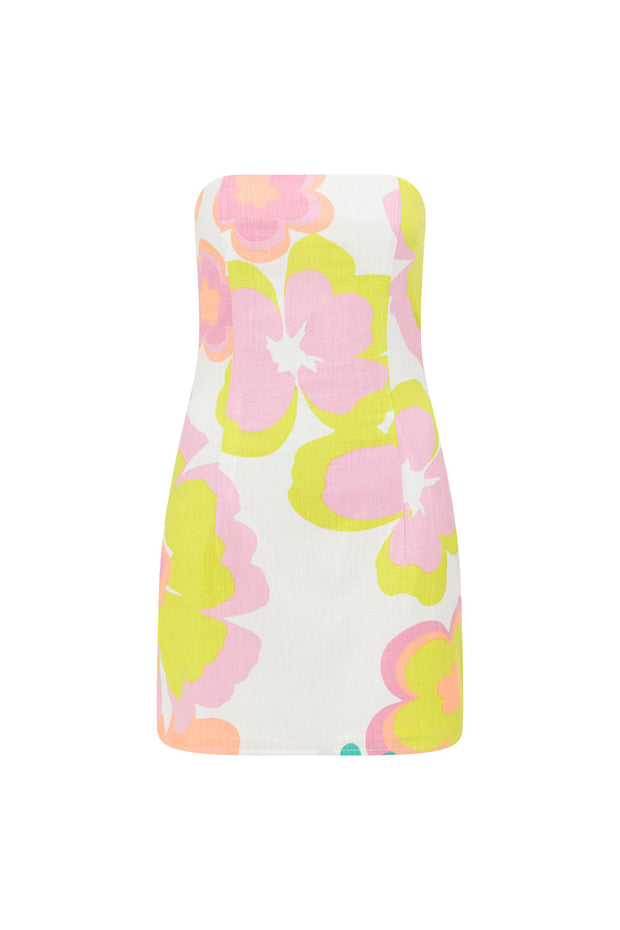 SAMPLE-Daintree Dress - Bubblegum Floral