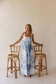 SAMPLE-Alista Dress - Bouquet Blu