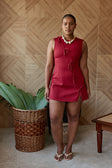SAMPLE-Kapri Dress - Cherry