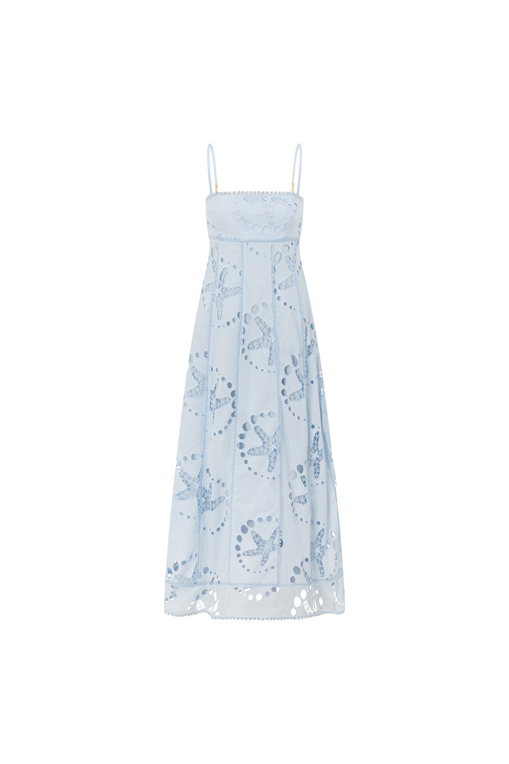 Blue Starfish Broderie Backless Maxi Avere Dress SABO Blue Starfish Broderie Backless Maxi Avere Dress SABO