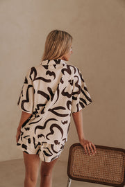 Seona Top - Fleur Lines