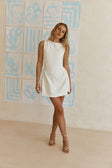 SAMPLE-Camellia Dress - White