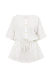 Juniper Playsuit - White