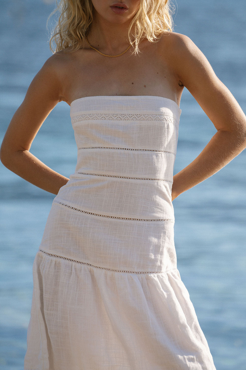 Lyla Maxi Dress - White Lyla Maxi Dress - White
