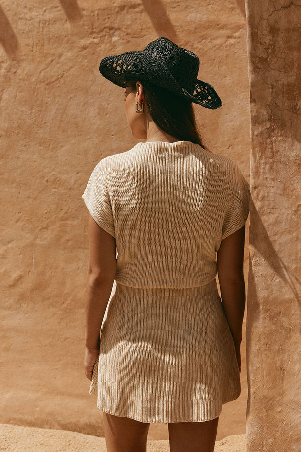 Lovina Dress - Beige