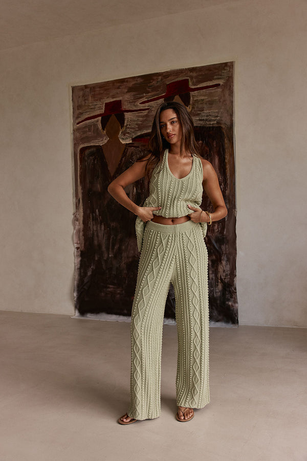 SAMPLE-Azari Pants - Green