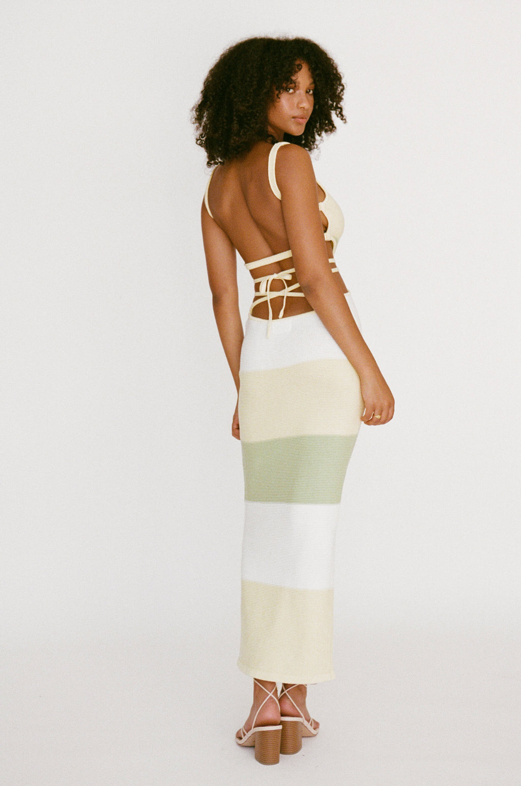 SAMPLE-London Knit Dress - Citrus