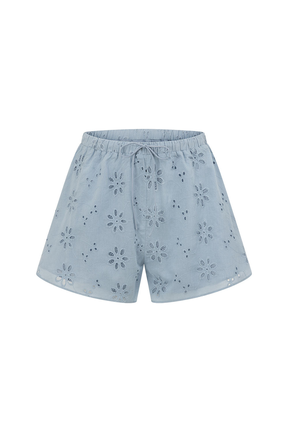 Octavia Shorts - Blue Broderie