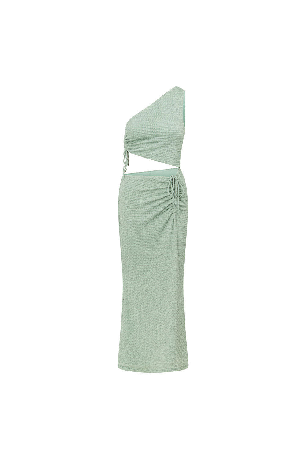 Sage Green One Shoulder Midi Azaria Dress XXL | by SABO Sage Green One Shoulder Midi Azaria Dress XXL | by SABO