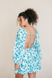 SAMPLE-Backless Florian Dress - Brushed Floral