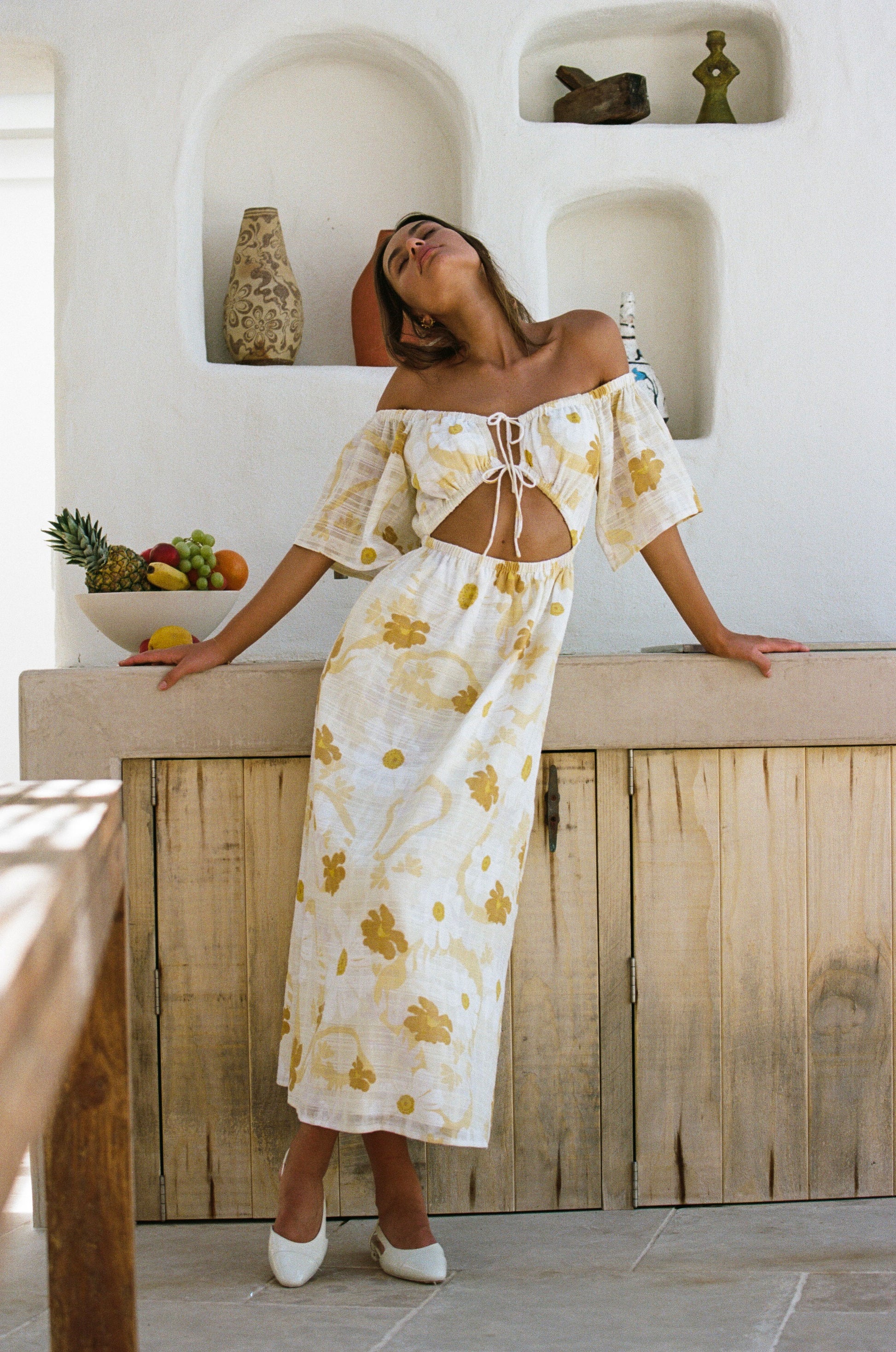 SAMPLE-Off Shoulder Nalu Dress