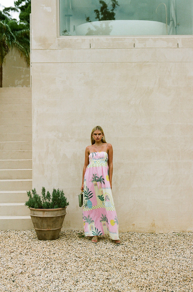 Catie Dress - Vista Pink