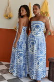 SAMPLE-Aliza Dress - Palais Blue