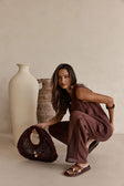SAMPLE-Dita Top - Chocolate