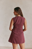 SAMPLE-Kapri Dress - Merlot