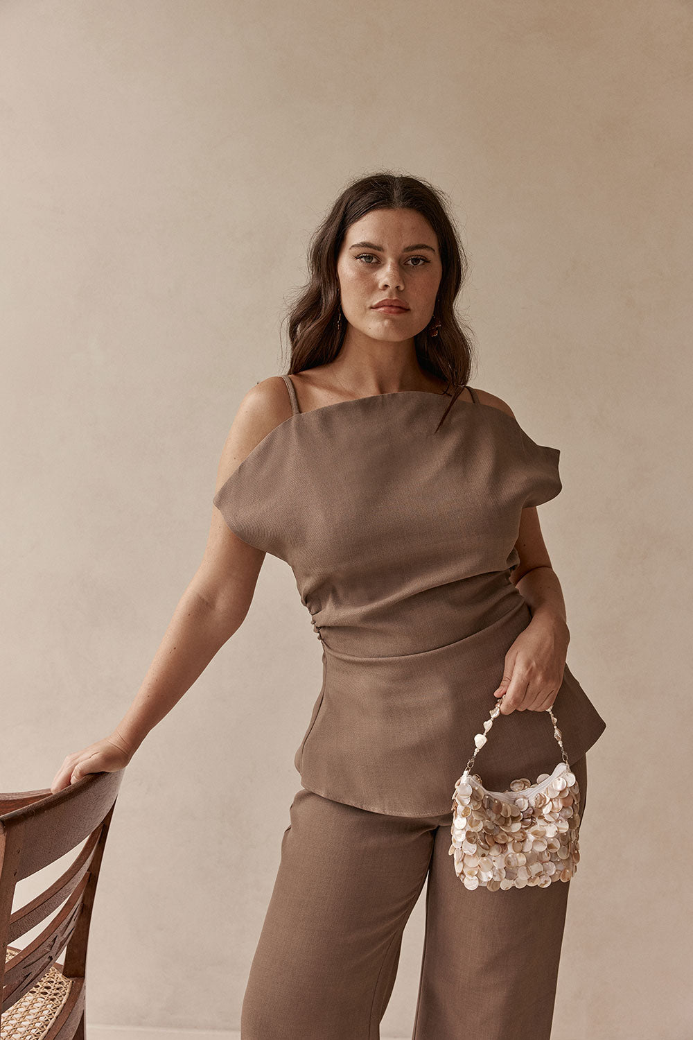 SAMPLE-Naomi Top - Chocolate