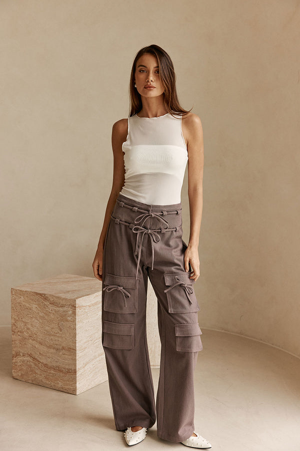 Jaicee Pants - Charcoal