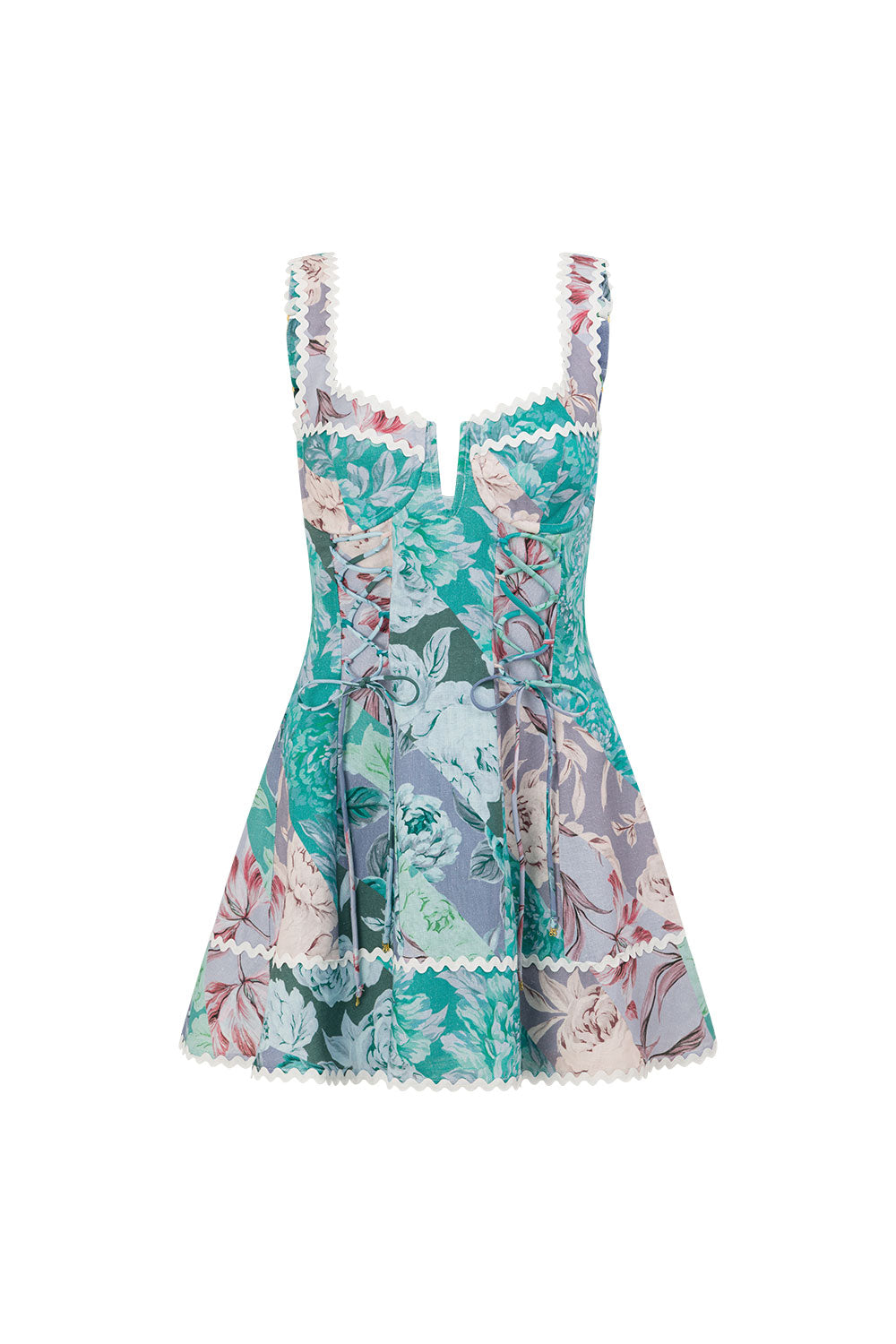 SAMPLE-Chloe Lace Up Dress - Jardin Raye – SABO