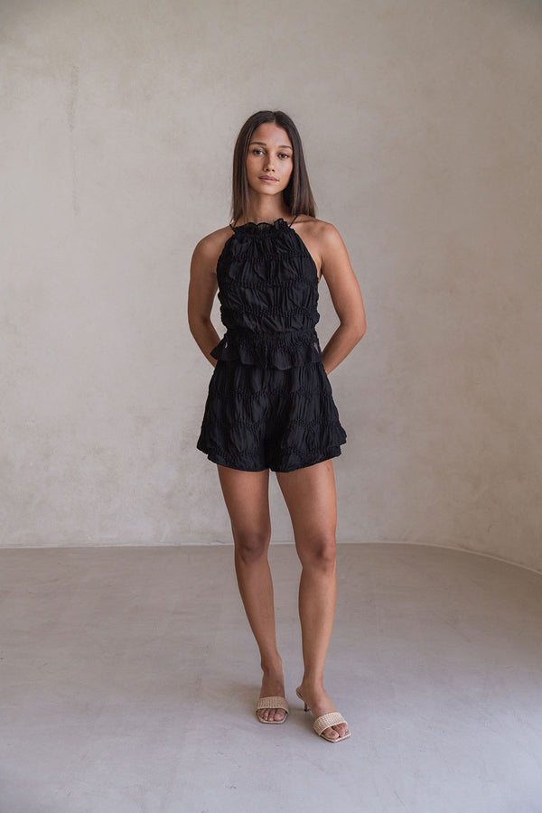 Adira Playsuit - Black