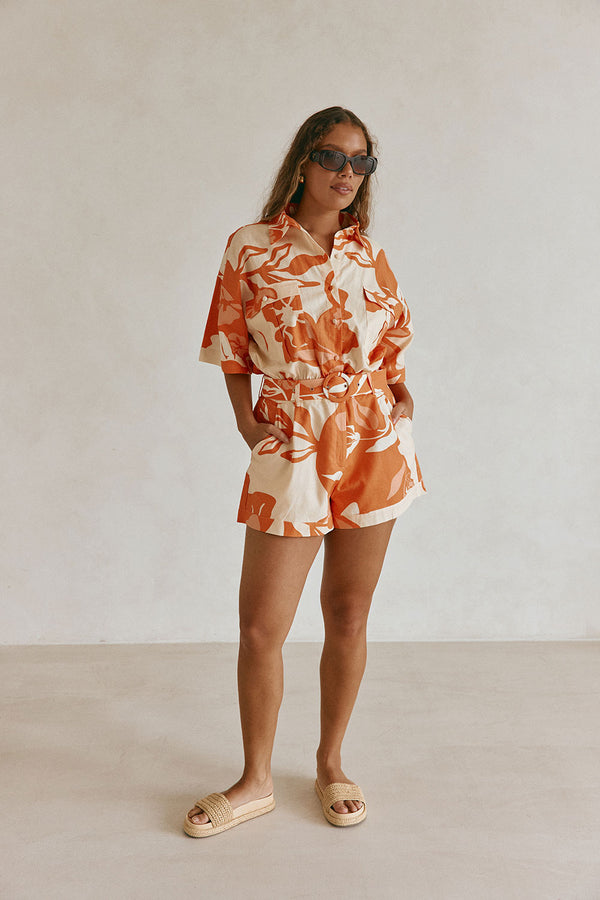 Nikita Playsuit - Sunset Botanica