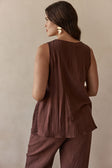 SAMPLE-Dita Top - Chocolate