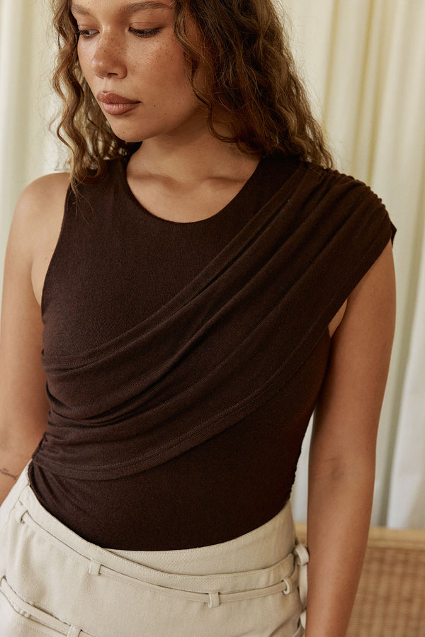 Erika Bodysuit - Chocolate