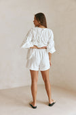 SAMPLE-Akel Shorts - White