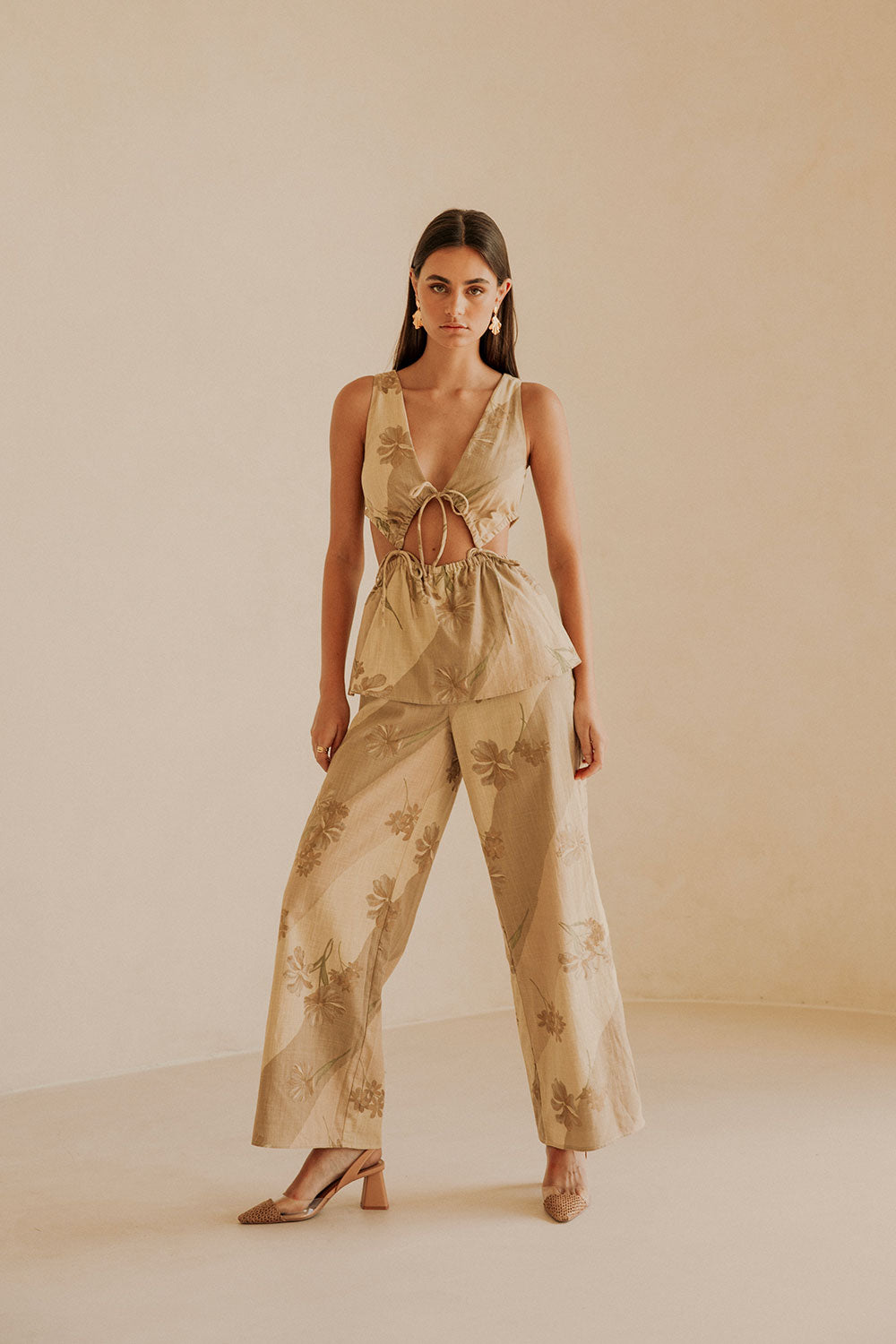 Esmae Jumpsuit - Tawny Bloom