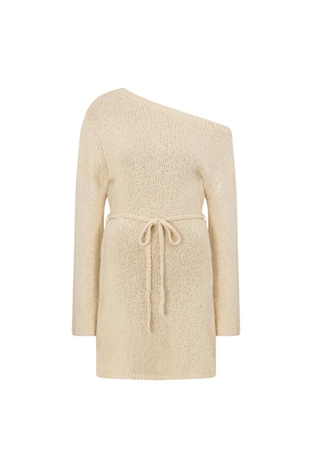 Cream Yarn Knit Long Sleeve Mini Kali Dress XL | by SABO Cream Yarn Knit Long Sleeve Mini Kali Dress XL | by SABO