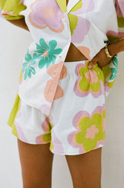 Seona Shorts - Bubblegum Floral