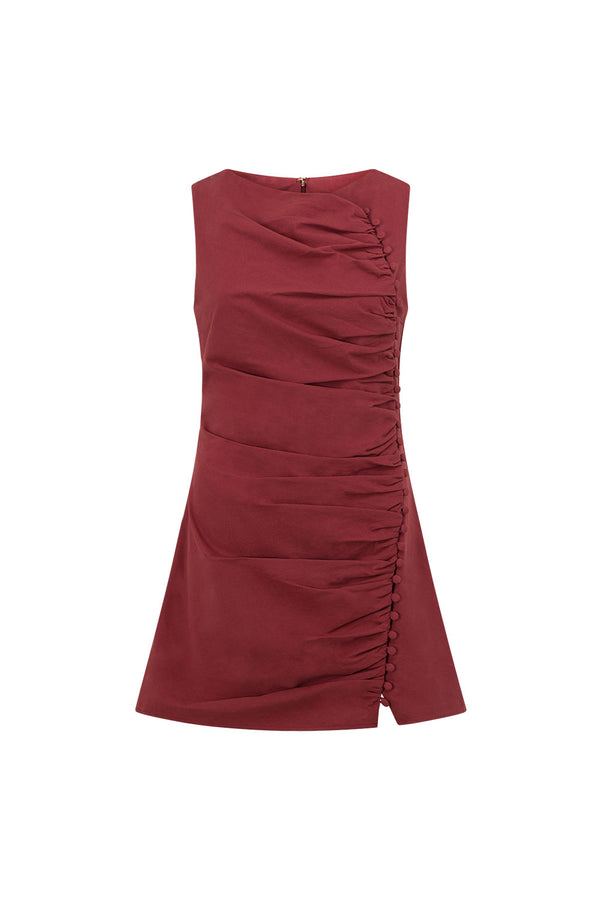 Alchemy Dress - Dusty Red