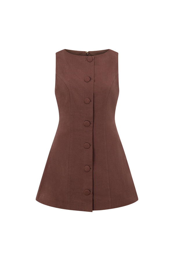 Graylee Dress - Chocolate