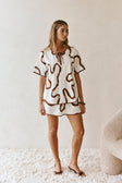 Rayne Top - Marbled Mocha