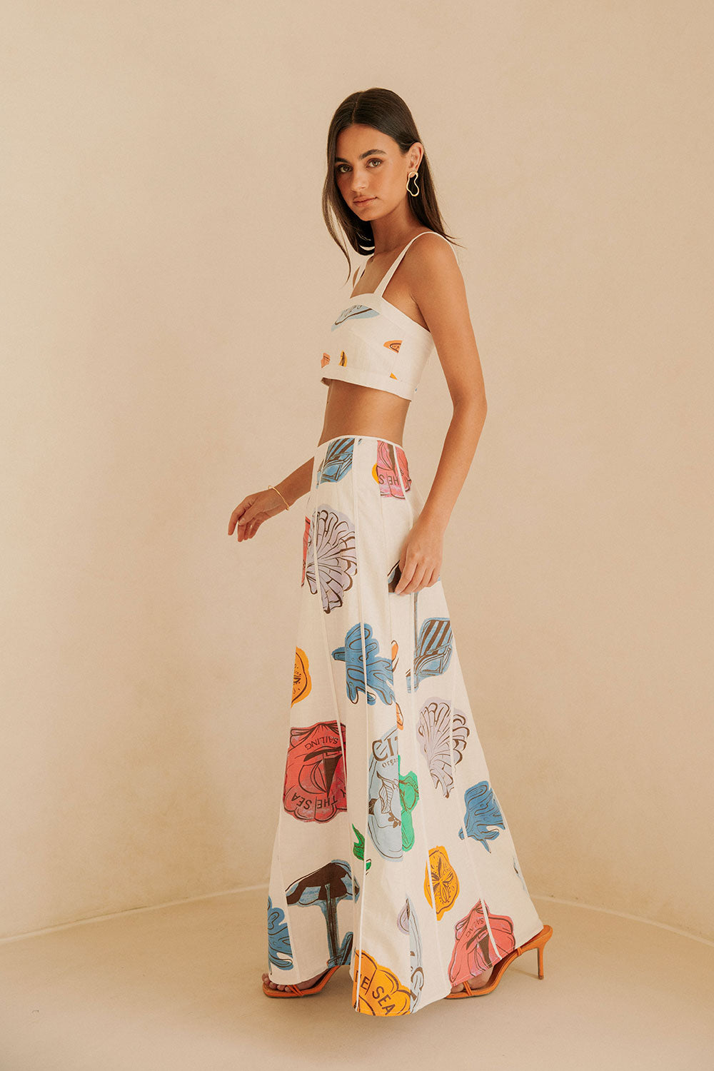 Audrey Skirt - By The Sea