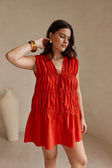 SAMPLE-Joslin Dress - Red