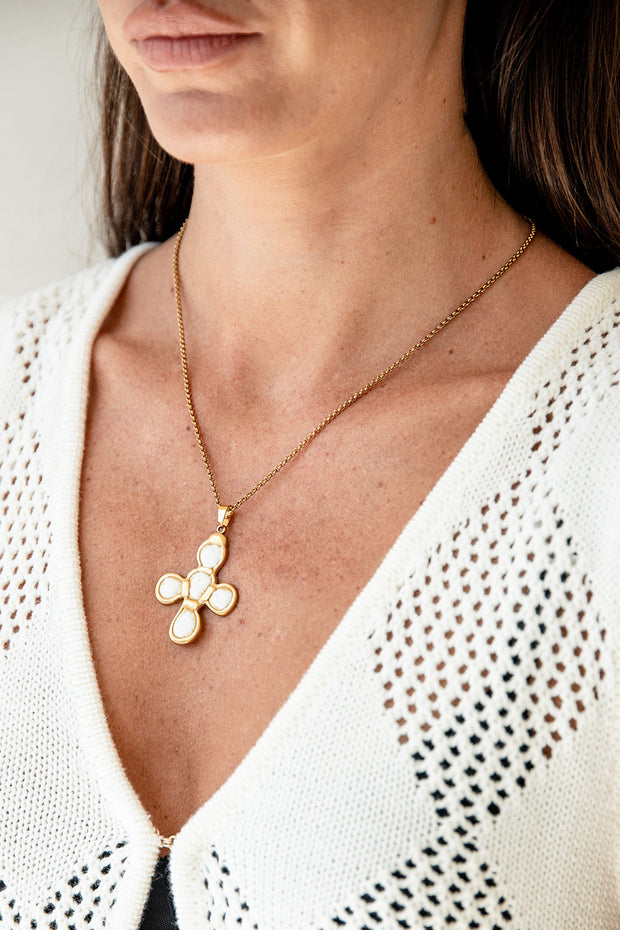 Sella Cross Necklace