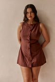 SAMPLE-Graylee Dress - Chocolate