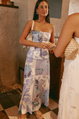 SAMPLE-Mirae Dress - Azure Bloom