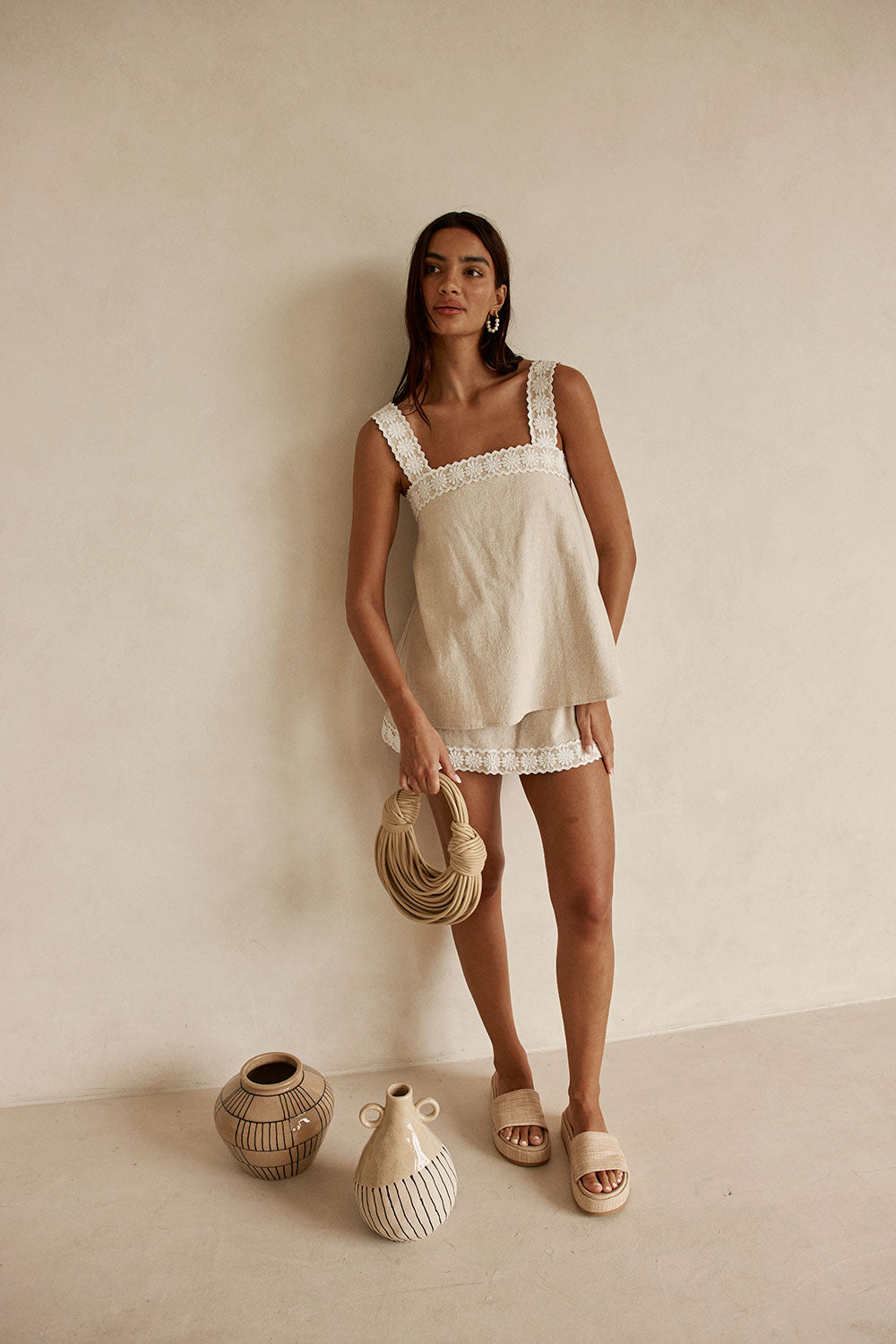 lottie mini dress Free People FP One Lottie Mini Dress Smocked Eyelet Embroidered White S $148