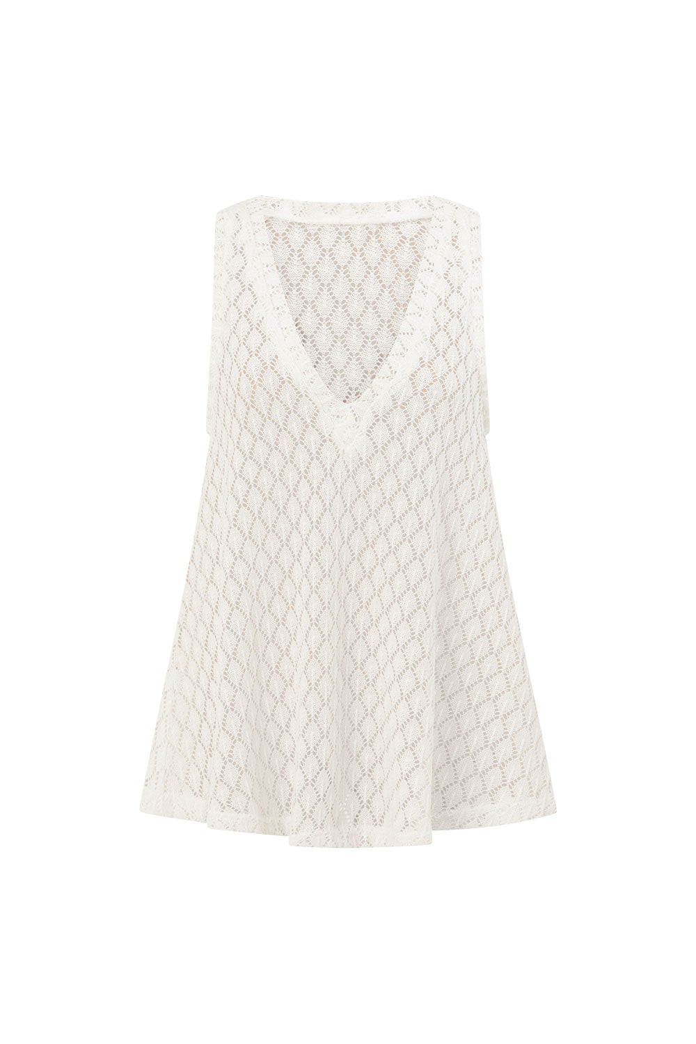 Lana Top - White Knit